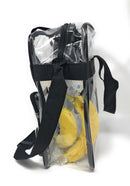 Clear Messenger Tote Bag Transparent Book School Concerts Stadium Tsa Security-Serve The Flag 5 image