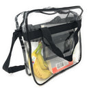 Clear Messenger Tote Bag Transparent Book School Concerts Stadium Tsa Security-Serve The Flag 6 image