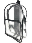 Clear Transparent Backpack Book Bag School Concerts Sports Stadium TSA Security-Serve The Flag 5 image