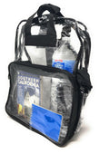 Clear Transparent Backpack Book Bag School Stadium Security Tsa Travel Rally 12X15inch-Serve The Flag
