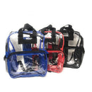 Clear Transparent Backpack Book Bag School Stadium Security Tsa Travel Rally 12X15inch-Serve The Flag 14 image