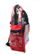 Clear Transparent Backpack Book Bag School Stadium Security Tsa Travel Rally 12X15inch-Serve The Flag 15 image