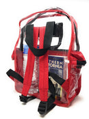 Clear Transparent Backpack Book Bag School Stadium Security Tsa Travel Rally 12X15inch-Serve The Flag 16 image