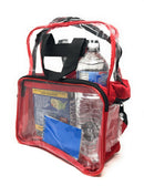 Clear Transparent Backpack Book Bag School Stadium Security Tsa Travel Rally 12X15inch-Serve The Flag 18 image