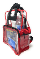 Clear Transparent Backpack Book Bag School Stadium Security Tsa Travel Rally 12X15inch-Serve The Flag 19 image