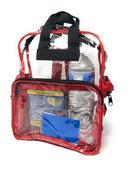 Clear Transparent Backpack Book Bag School Stadium Security Tsa Travel Rally 12X15inch-Serve The Flag 20 image