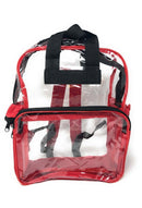 Clear Transparent Backpack Book Bag School Stadium Security Tsa Travel Rally 12X15inch-Serve The Flag 24 image