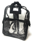 Clear Transparent Backpack Book Bag School Stadium Security Tsa Travel Rally 12X15inch-Serve The Flag 27 image