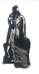 Clear Transparent Backpack Book Bag School Stadium Security Tsa Travel Rally 12X15inch-Serve The Flag 29 image