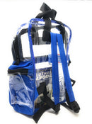 Clear Transparent Backpack Book Bag School Stadium Security Tsa Travel Rally 12X15inch-Serve The Flag 4 image