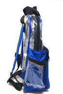 Clear Transparent Backpack Book Bag School Stadium Security Tsa Travel Rally 12X15inch-Serve The Flag 5 image