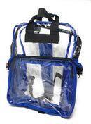 Clear Transparent Backpack Book Bag School Stadium Security Tsa Travel Rally 12X15inch-Serve The Flag 8 image