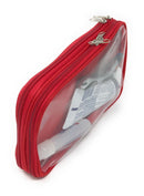 Clear Window Bag Purse Travel Kit Organizer Tsa Accessories Toiletry Cosmetics Makeup-Serve The Flag 14 image