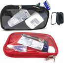 Clear Window Bag Purse Travel Kit Organizer Tsa Accessories Toiletry Cosmetics Makeup-Serve The Flag 7 image