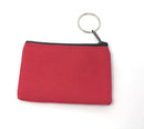 Coin Pouch Wallet Change Holder Purse With Key Chains 4 Colors Id Holder Cards-Serve The Flag 8 image
