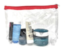 TSA Friendly Unisex Toiletry Clear Cosmetics Pouch Bags Travel Airport Security-Serve The Flag 3 image