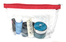 TSA Friendly Unisex Toiletry Clear Cosmetics Pouch Bags Travel Airport Security-Serve The Flag 9 image
