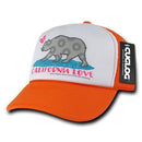 Cuglog 5 Panel California Love Foam Trucker Baseball Hat Cap California Bear-Serve The Flag 36 image
