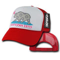 Cuglog 5 Panel California Love Foam Trucker Baseball Hat Cap California Bear-Serve The Flag