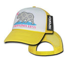 Cuglog 5 Panel California Love Foam Trucker Baseball Hat Cap California Bear-Serve The Flag 17 image