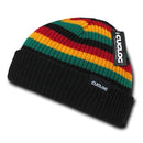Cuglog Beanies Rasta Sailor Striped Knit 3 Tone Winter Skull Caps Hats Ski Warm-Serve The Flag 6 image