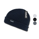 Cuglog Beanies Sailor Cuffed Cable Rib Double Knit Skull Cap Warm Winter-Serve The Flag 1 image