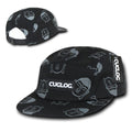 Cuglog Buddha Print 5 Panel Racer Racing Jockey Biker Caps Hats Unisex-Serve The Flag