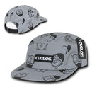 Cuglog Buddha Print 5 Panel Racer Racing Jockey Biker Caps Hats Unisex-Serve The Flag 4 image