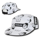 Cuglog Buddha Print 5 Panel Racer Racing Jockey Biker Caps Hats Unisex-Serve The Flag 5 image