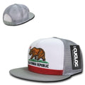 Cuglog California Republic Cal Flag 5 Panel Trucker Caps Hats Cali Bear-Serve The Flag