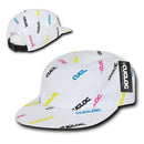 Cuglog Logo Printed 5 Panel Racer Racing Jockey Biker Caps Hats-Serve The Flag 12 image