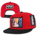 Cuglog Matreya Smoking Buddha Patch 6 Panel Flat Bill Snapback Caps Hats-Serve The Flag 13 image