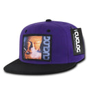 Cuglog Matreya Smoking Buddha Patch 6 Panel Flat Bill Snapback Caps Hats-Serve The Flag 17 image