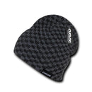 Cuglog Ngauruhoe Stretchy Beanies Medium Length Winter Caps Hats Ski Skull Black-Serve The Flag 1 image