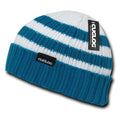 Cuglog Sailor Beanies Colorful Striped Cuffed Cable Knit Skull Caps Hats Winter-Serve The Flag