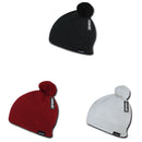 Cuglog Tai Beanies Big Pom Pom Style Tightly Knit Winter Cuffed Caps Hats-Serve The Flag 2 image