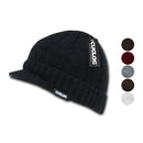 Cuglog Warm Winter Sweater Beanies Cable Knit Visor Gi Skull Caps Hats-Serve The Flag 1 image