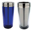 Cup Mug Bottle Tumbler Stainless Steel Interior Transparent Outer Water 16oz-Serve The Flag 3 image