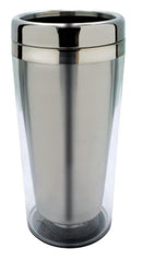 Cup Mug Bottle Tumbler Stainless Steel Interior Transparent Outer Water 16oz-Serve The Flag 2 image