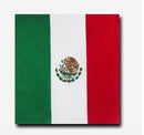 1 Dozen Decky Bandanas Mexico Flag Single Sided 100% Cotton Head Wrap Scarf-Serve The Flag 2 image