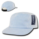 Decky 5 Panel Blue Seersucker Racing Jockey Biker Caps Hats-Serve The Flag 1 image
