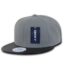 Decky 6 Panel Vinyl Flat Bill Snapback Constructed Baseball Caps Hats-Serve The Flag 15 image