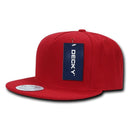 Decky Acrylic Retro Flat Bill Snapback 5 Panel Baseball Caps Hats Unisex-Serve The Flag 21 image