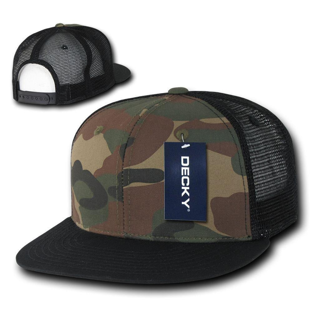 Casquette Snapback TRUCKER Camouflage Nuit - Réglable, Dos En Maille, NEUVE Avec étiquettes