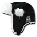 Decky Aviator Bomber Soft Faux Fur Ear Flap Hat Cap Winter Ski Trooper Trapper-Serve The Flag 11 image
