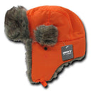 Decky Aviator Bomber Soft Faux Fur Ear Flap Hat Cap Winter Ski Trooper Trapper-Serve The Flag 13 image