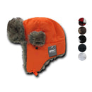 Decky Aviator Bomber Soft Faux Fur Ear Flap Hat Cap Winter Ski Trooper Trapper-Serve The Flag 3 image
