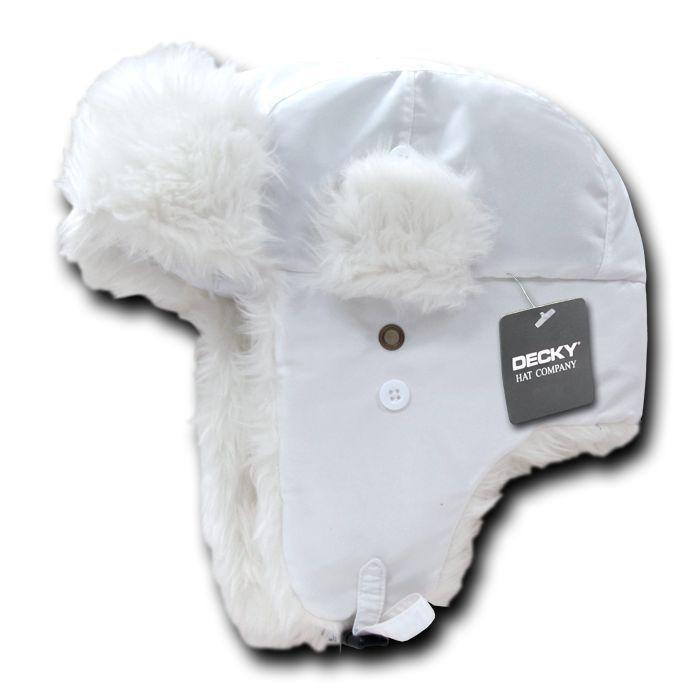 Decky Aviator Bomber Soft Faux Fur Ear Flap Hat Cap Winter Ski Trooper
