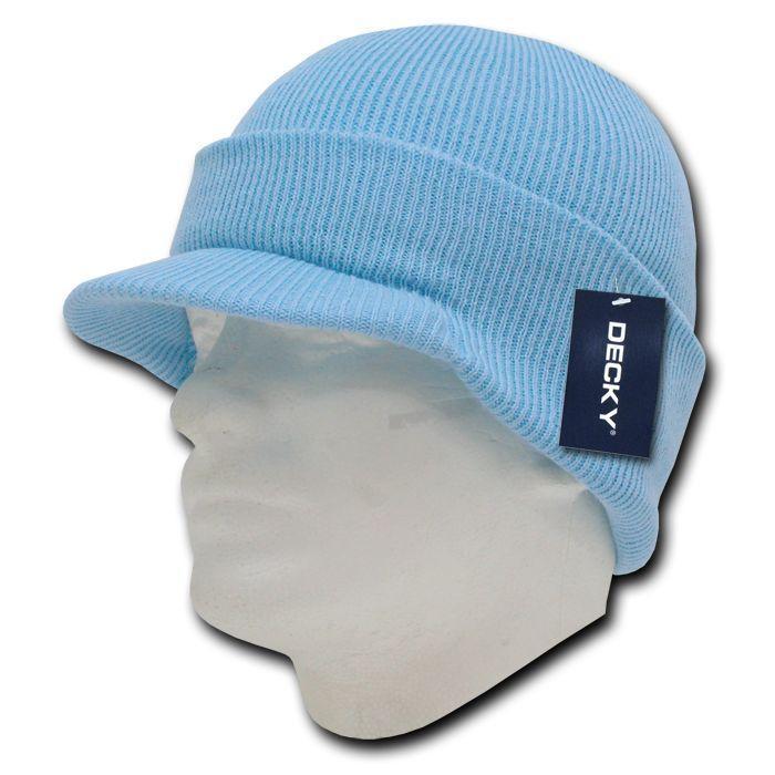Masonic Winter Beanie Ski Cap - Royal Blue, Embroidered Compass & Square, One Size Fits Most