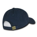 Decky Blank Brushed Bull Denim Cotton Dad Caps Hats-Serve The Flag 19 image